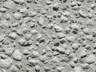 Ausgewaschene Oberfläche