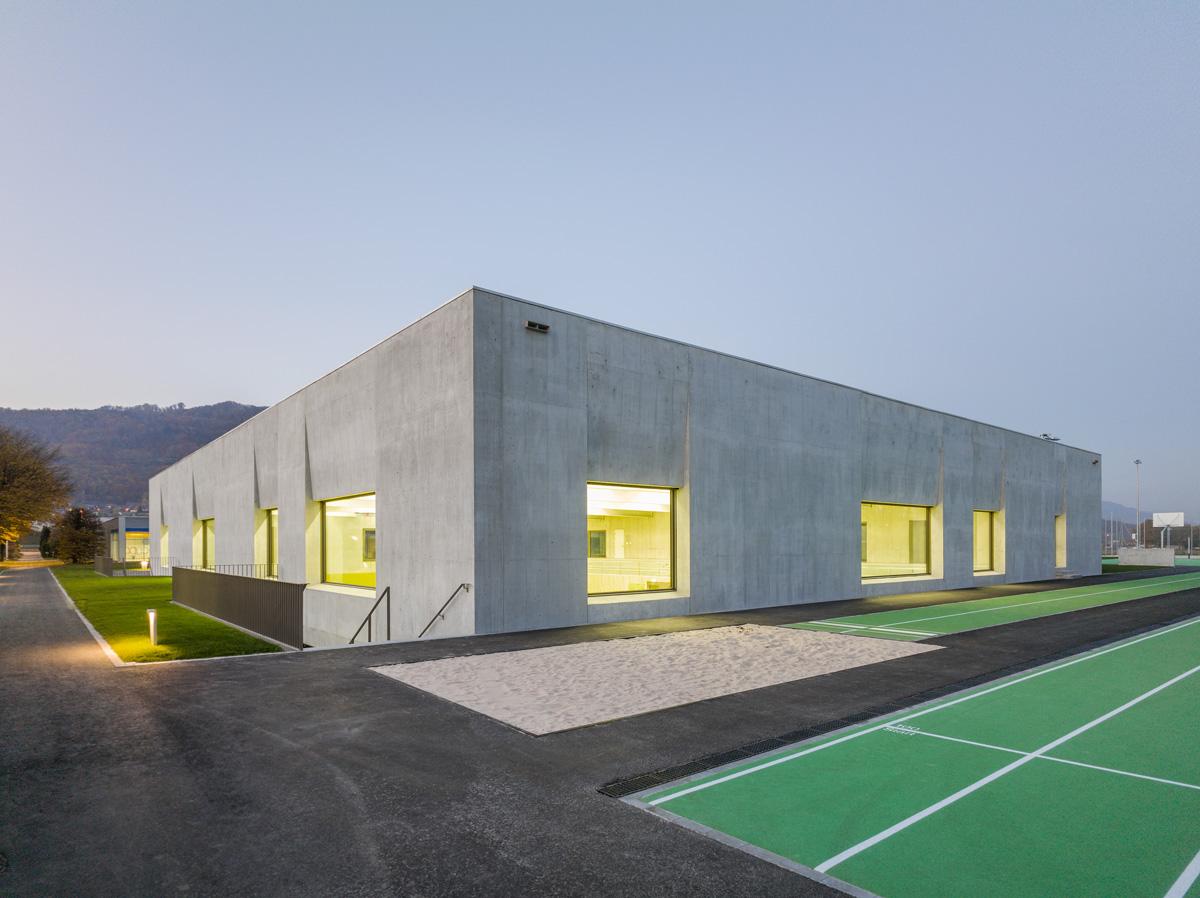 Leichtbeton-Halle in Oensingen