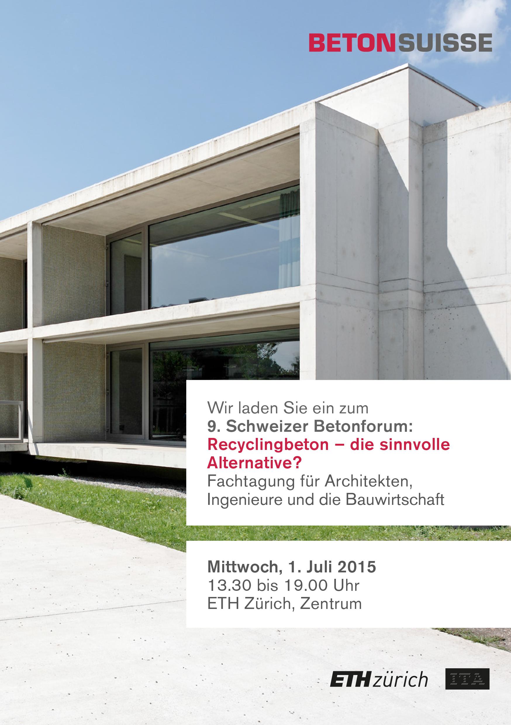 9. Schweizer Betonforum