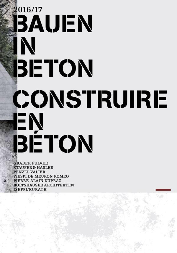 CONSTRUIRE EN BÉTON 2016/17