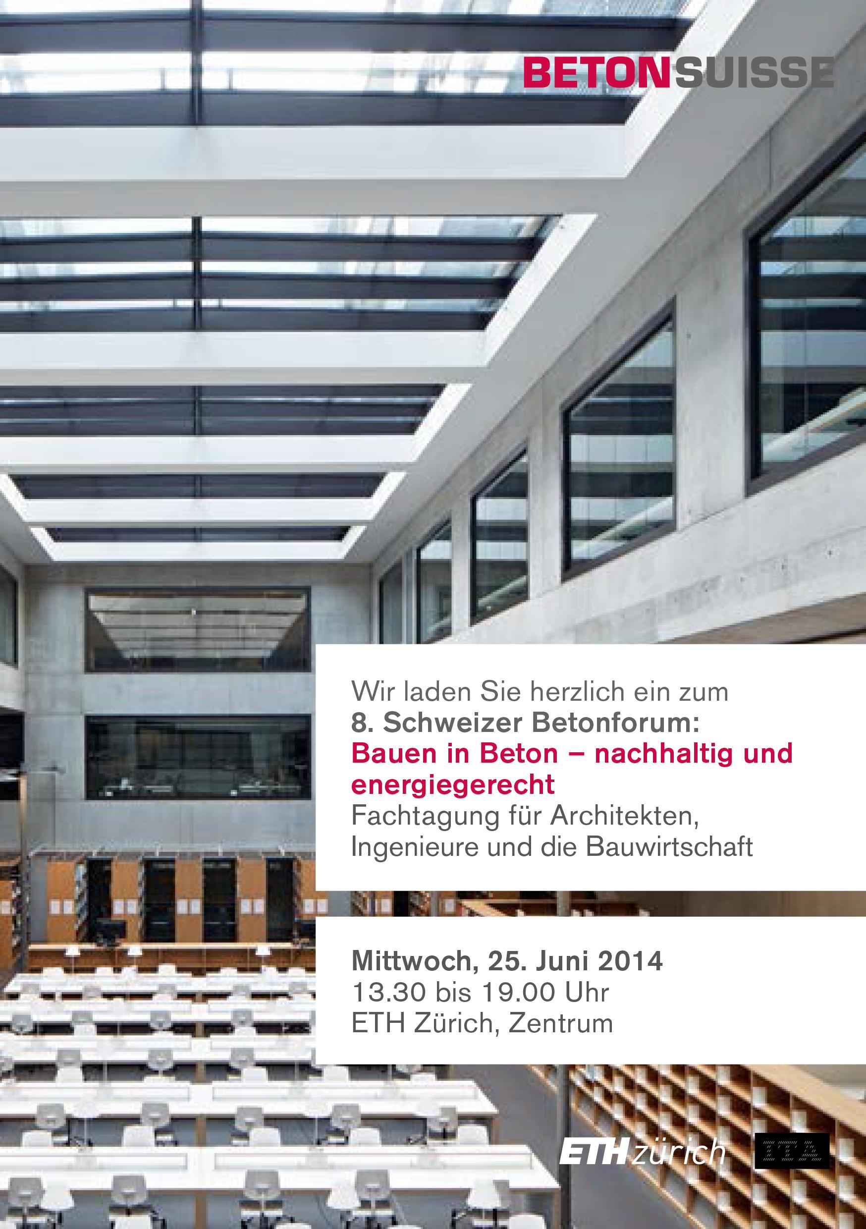 8. Forum suisse du béton