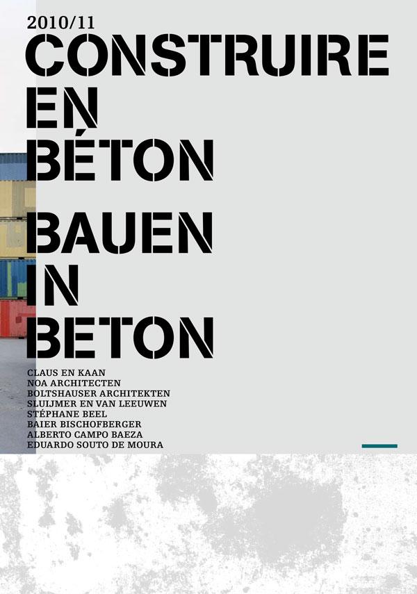 CONSTRUIRE EN BÉTON 2012/13