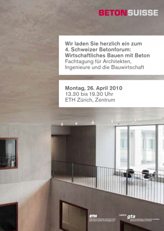 4. Forum suisse du béton