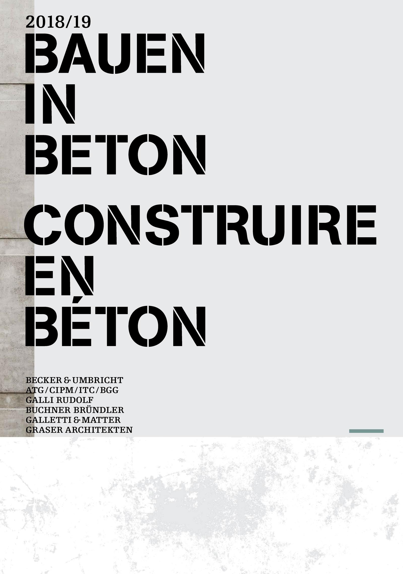CONSTRUIRE EN BÉTON 2018/19